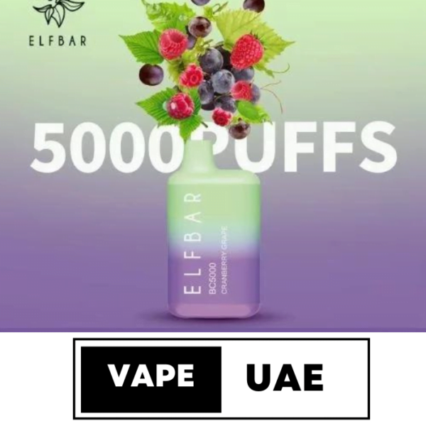 ELF BAR DISPOSABLE VAPE BC5000 PUFFS (2% Nicotine) IN DUBAI