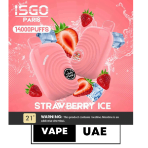 ISGO Paris 2% nicotine Disposable 14000 Puffs Rechargeable Vape in Dubai