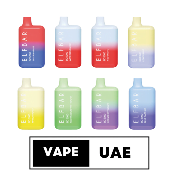 ELF BAR DISPOSABLE VAPE BC5000 PUFFS (2% Nicotine) IN DUBAI