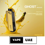 GHOST PRO ELITE 7000 PUFFS DISPOSABLE VAPE IN UAE banana ice