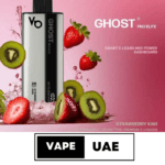 GHOST PRO ELITE 7000 PUFFS DISPOSABLE VAPE IN UAE strawberry kiwi