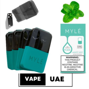 MYLÉ V4 PODS MIGHTY MINT FLAVOR 50MG IN DUBAI