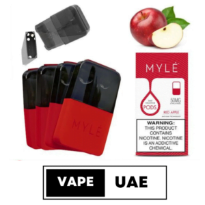 MYLE V4 RED APPLE PODS IN DUBAI