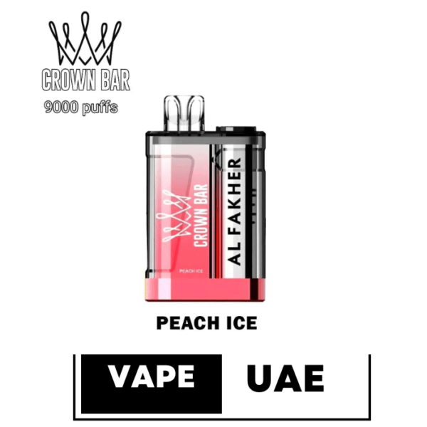 Al FAKHER CROWN BAR CRYSTAL 9000 PUFFS DISPOSABLE VAPE IN UAE