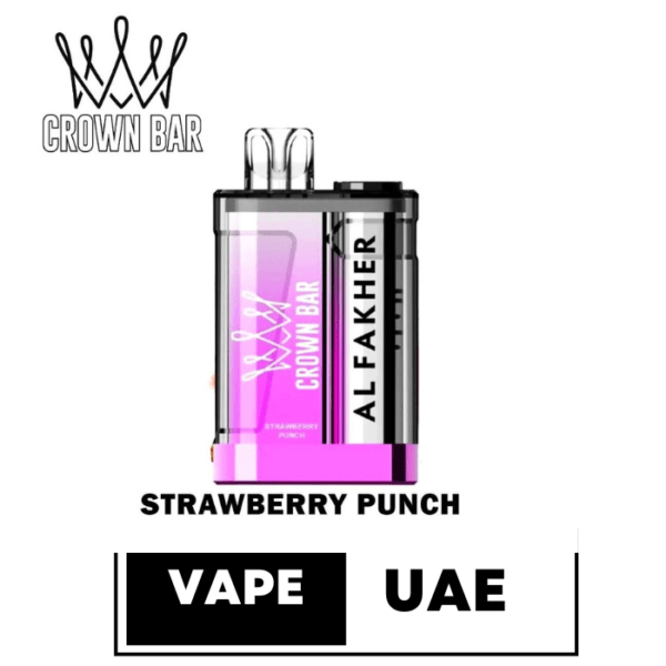 Al FAKHER CROWN BAR CRYSTAL 9000 PUFFS DISPOSABLE VAPE IN UAE