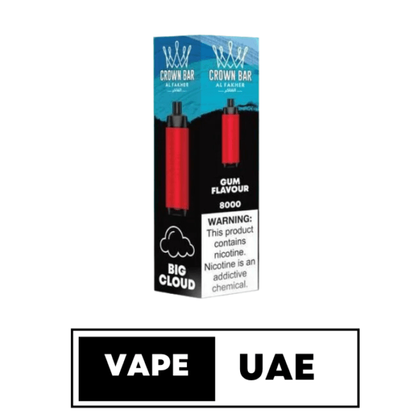 Al Fakher 8000 Puffs Crown Bar Disposable Vape In Dubai