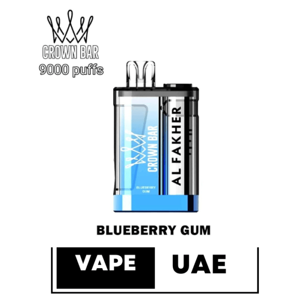 Al FAKHER CROWN BAR CRYSTAL 9000 PUFFS DISPOSABLE VAPE IN UAE