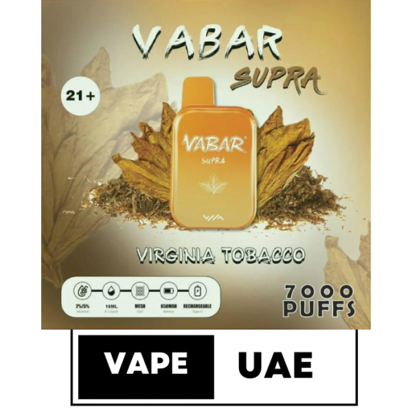 Vabar Supra Disposable Vape Device (7000 Puffs) in Dubai