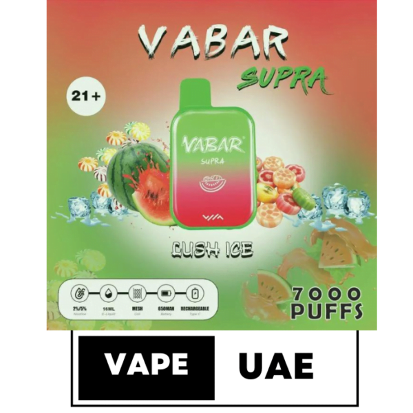 Vabar Supra Disposable Vape Device (7000 Puffs) in Dubai