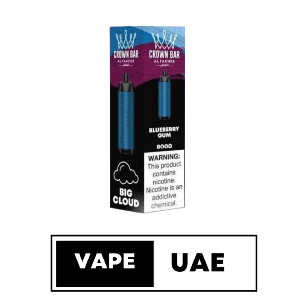 Al Fakher 8000 Puffs Crown Bar Disposable Vape In Dubai