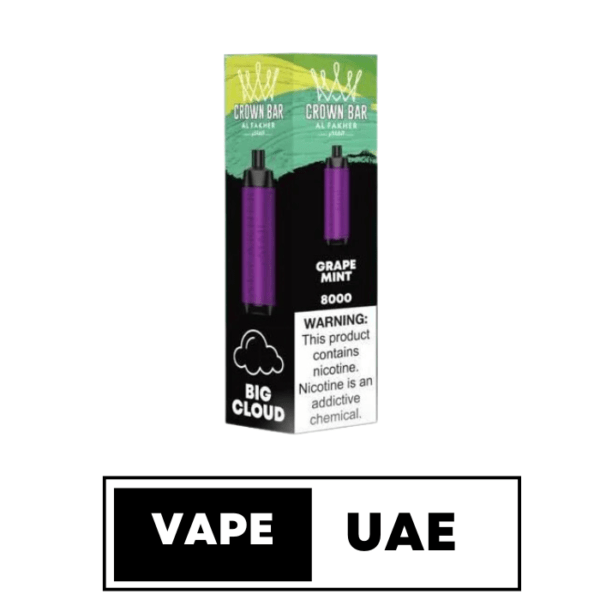 Al Fakher 8000 Puffs Crown Bar Disposable Vape In Dubai