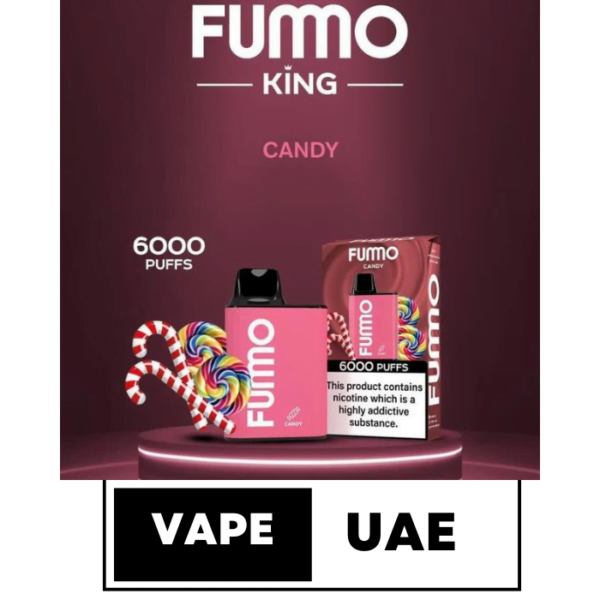 FUMMO KING 6000 PUFFS DISPOSABLE VAPE IN DUBAI candy