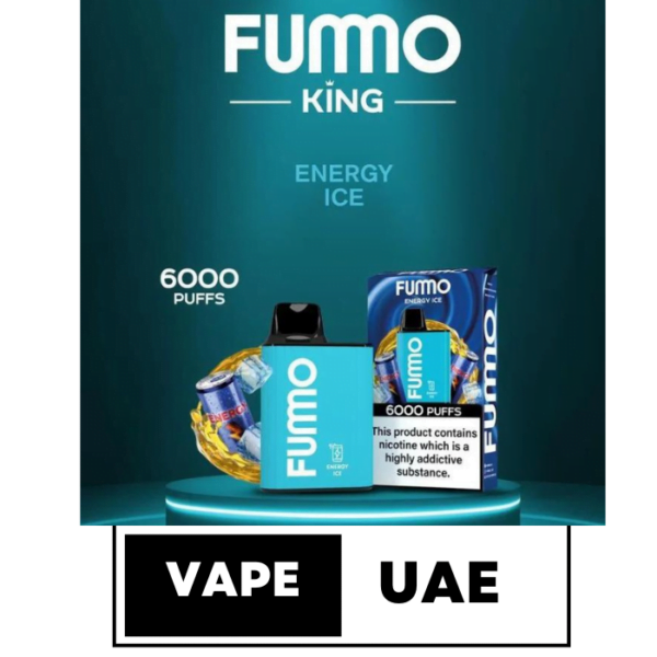 FUMMO KING 6000 PUFFS DISPOSABLE VAPE IN DUBAI energy ice