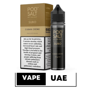 POD SALT SUBO CUBAN CREME 3MG-50ML IN DUBAI UAE