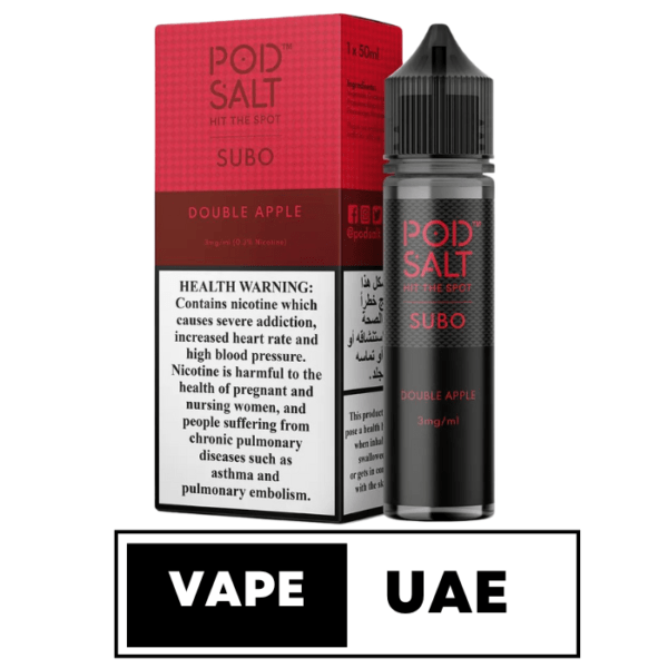 POD SALT SUBO DOUBLE APPLE 3MG – 50ML IN DUBAI UAE