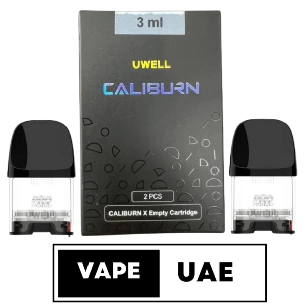 SPRK VAPOR PODS CALIBURN X POD EMPTY CARTRIDGE 2PCS IN DUBAI UAEIN DUBAI UAE