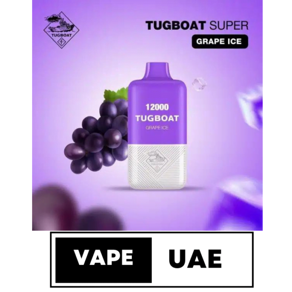 Tugboat Super 12000 Puffs Disposable Vape in Dubai grape ice