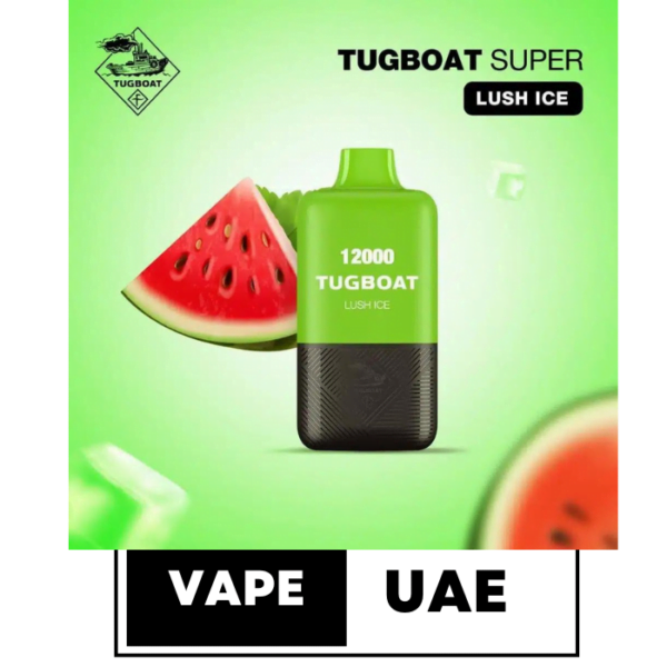 Tugboat Super 12000 Puffs Disposable Vape in Dubai lush ice