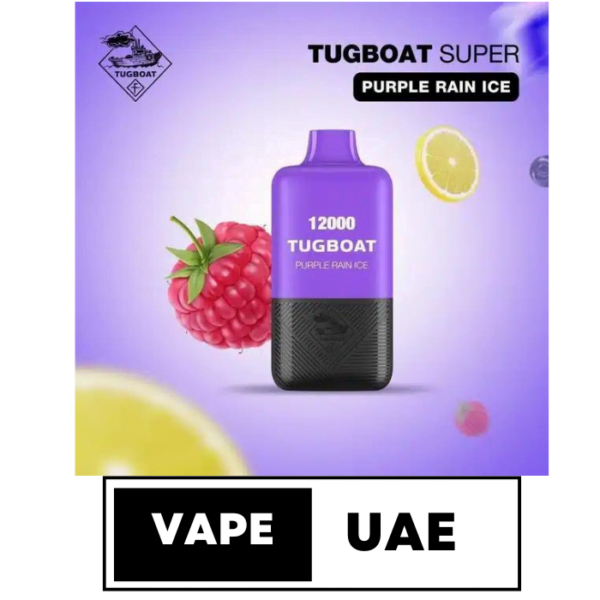 Tugboat Super 12000 Puffs Disposable Vape in Dubai purple rain ice