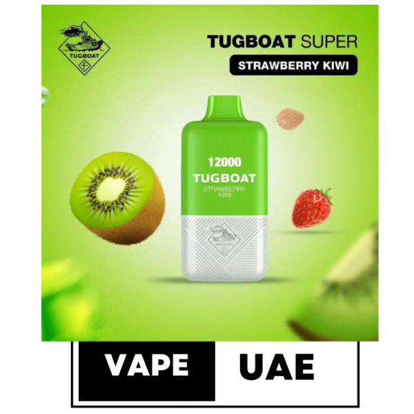 Tugboat Super 12000 Puffs Disposable Vape in Dubai strawberry kiwi